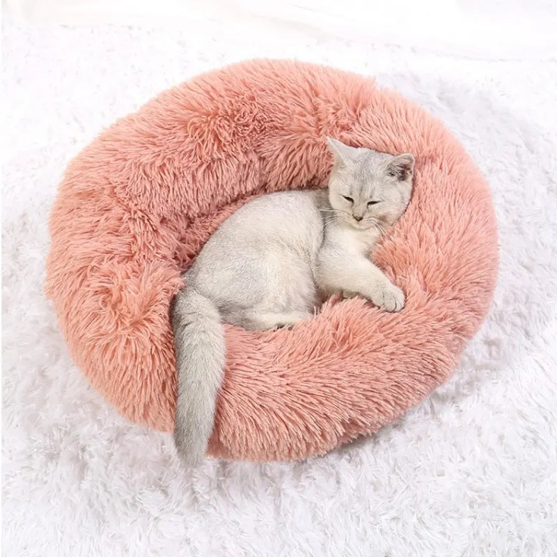 Plush Round Donut Bed (6 Sizes)