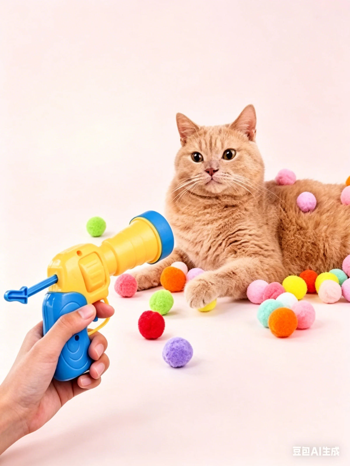 Plush Ball Launcher Set (21 Pieces)
