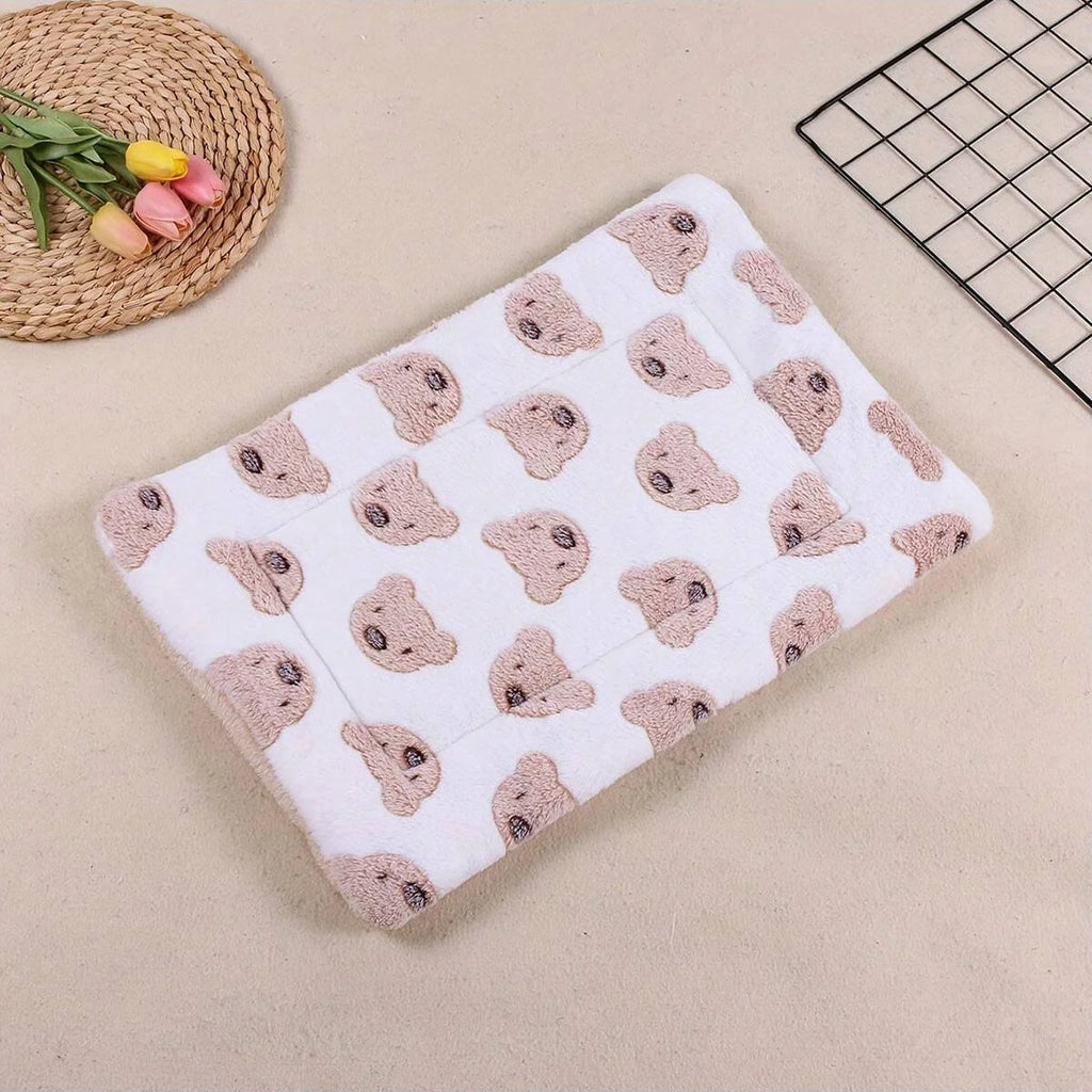 Bear Print Pet Blanket