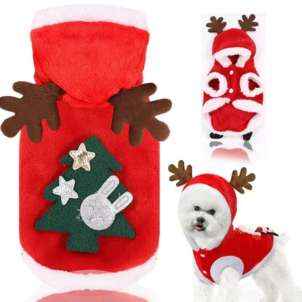 Christmas Elk & Santa Outfit