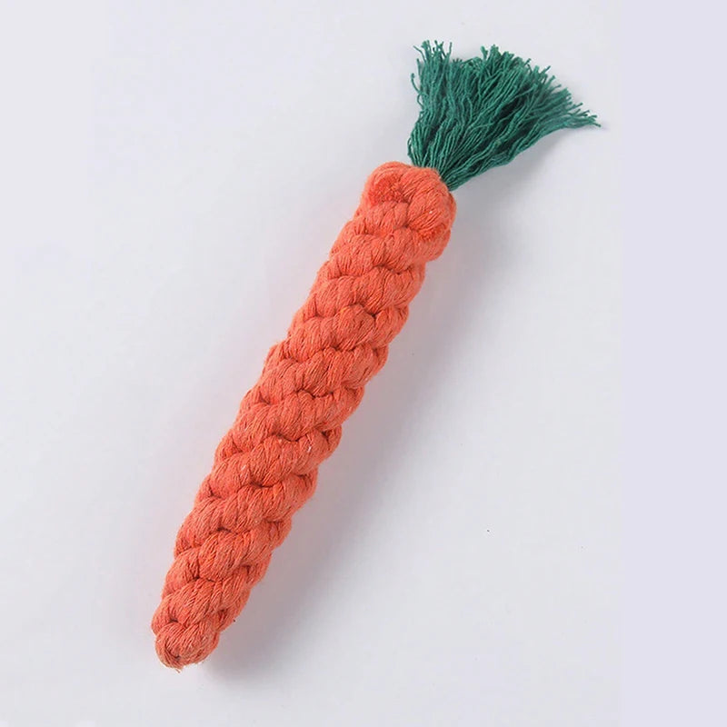 Hand-Woven Rope Knot Toy