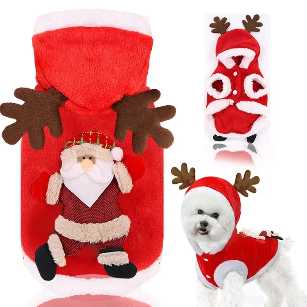 Christmas Elk & Santa Outfit