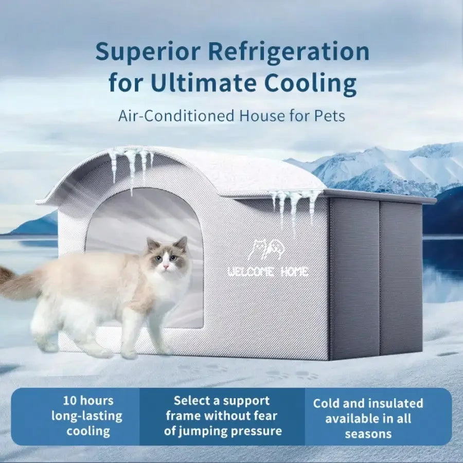 Four-Season Cooling Pet House
