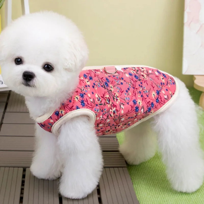 Floral Fleece Overalls