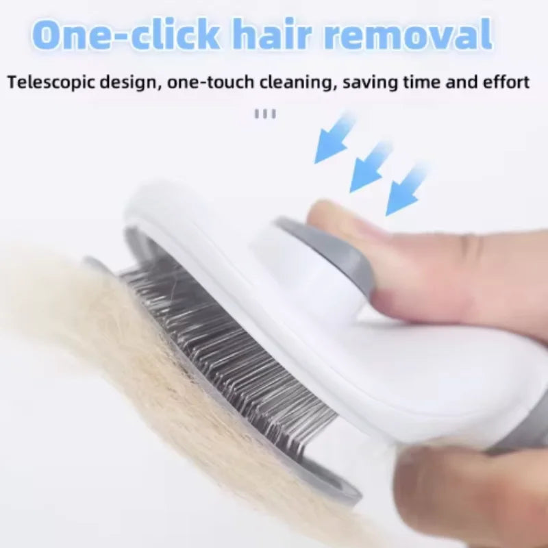 Self-Cleaning Slicker Brush
