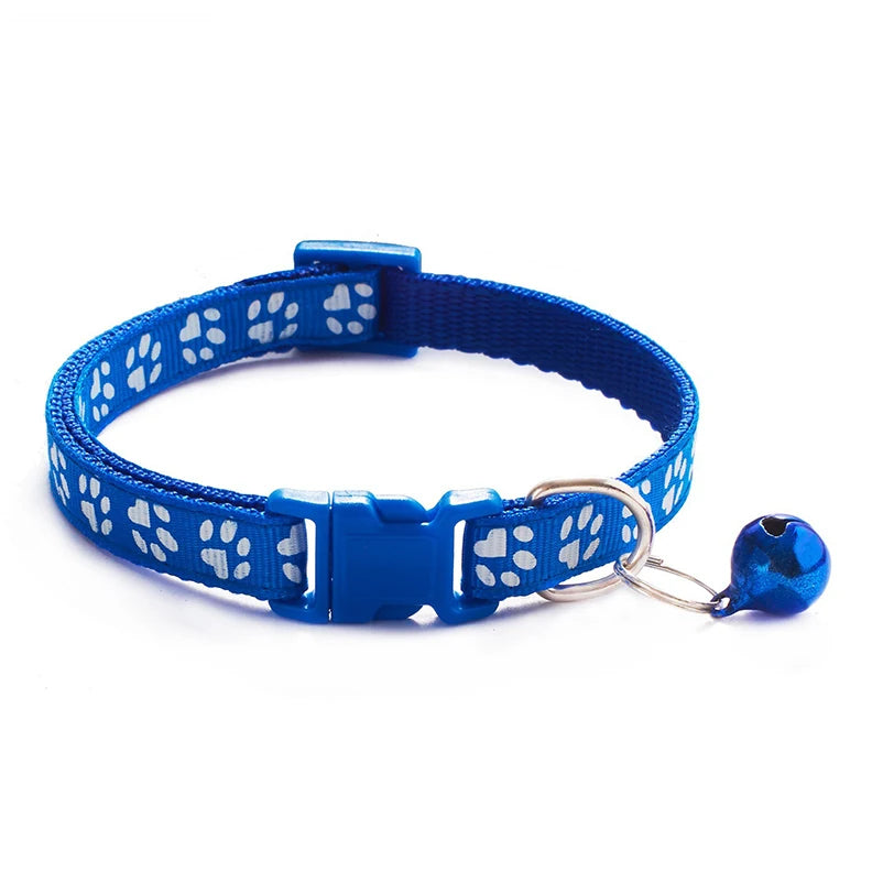 Patterned Cat Collar with Bell