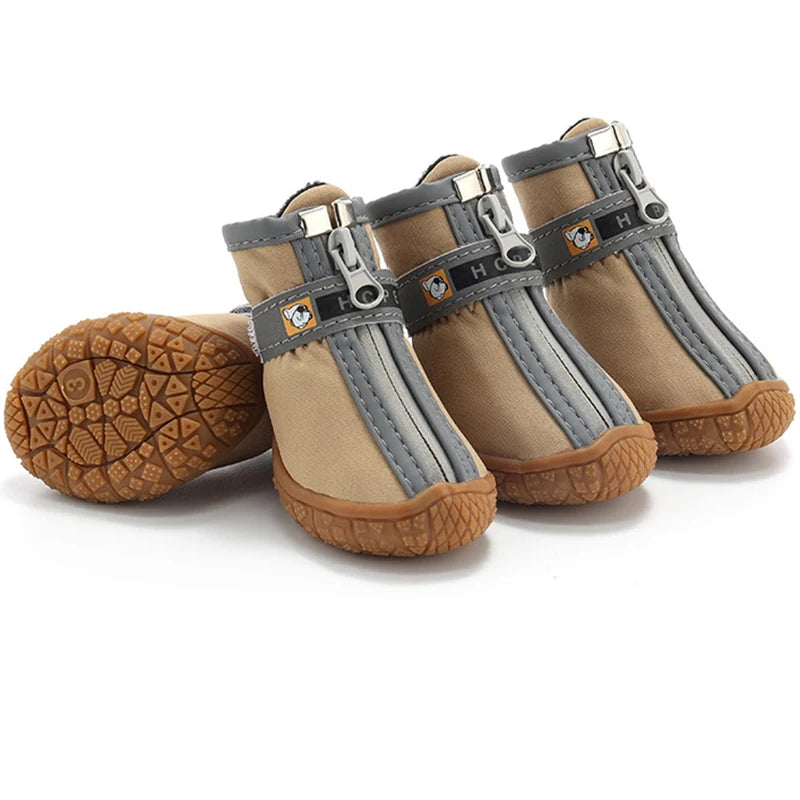 Plush Non-Slip Dog Booties