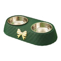 Bow-Tie Stainless Cat Bowl