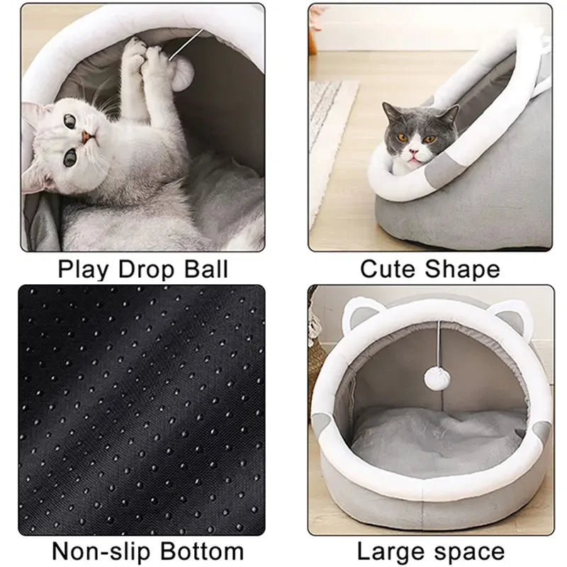 Self-Warming Cat Tent Cave