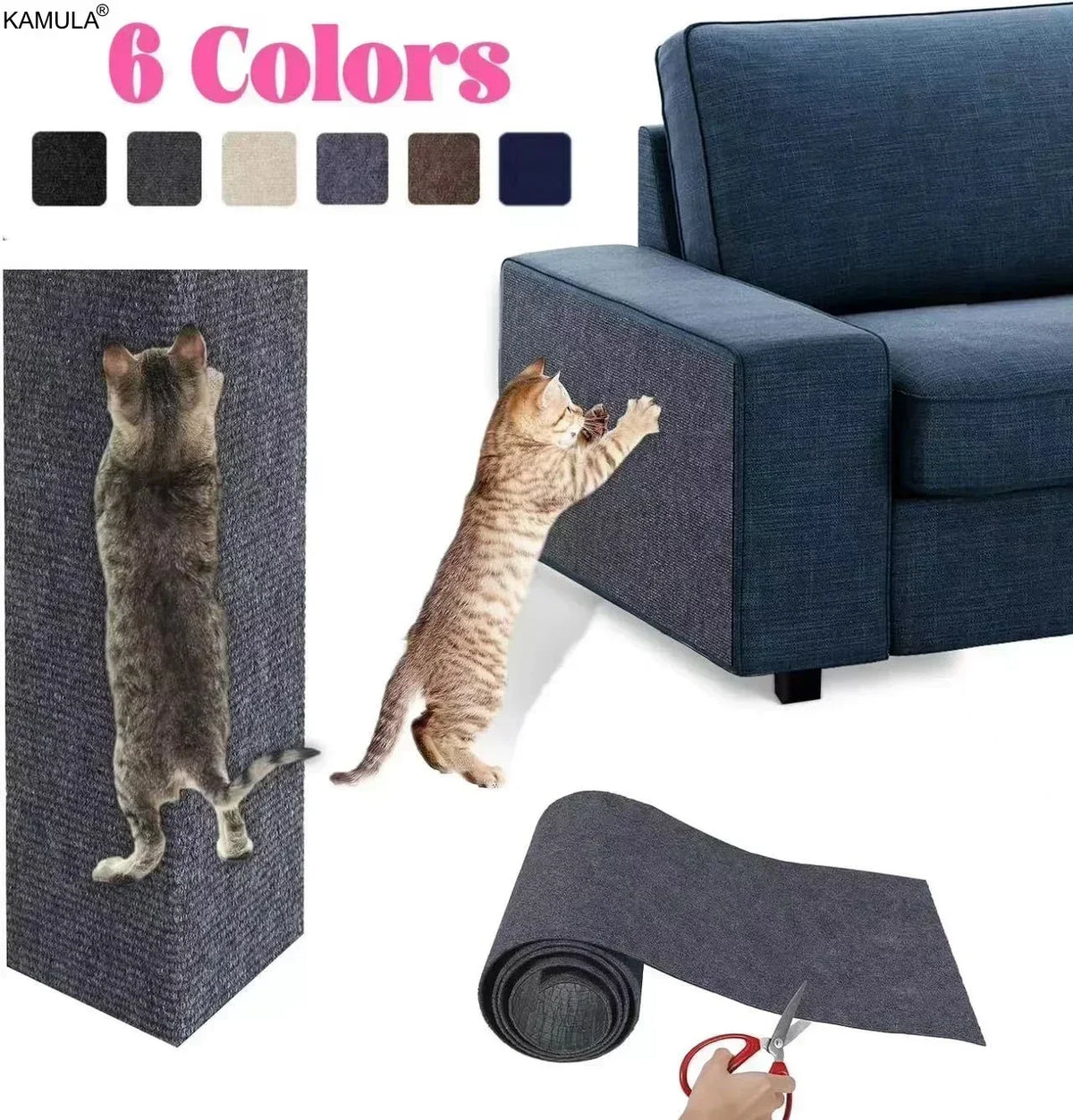 Trimmable Corner & Wall Scratch Mat
