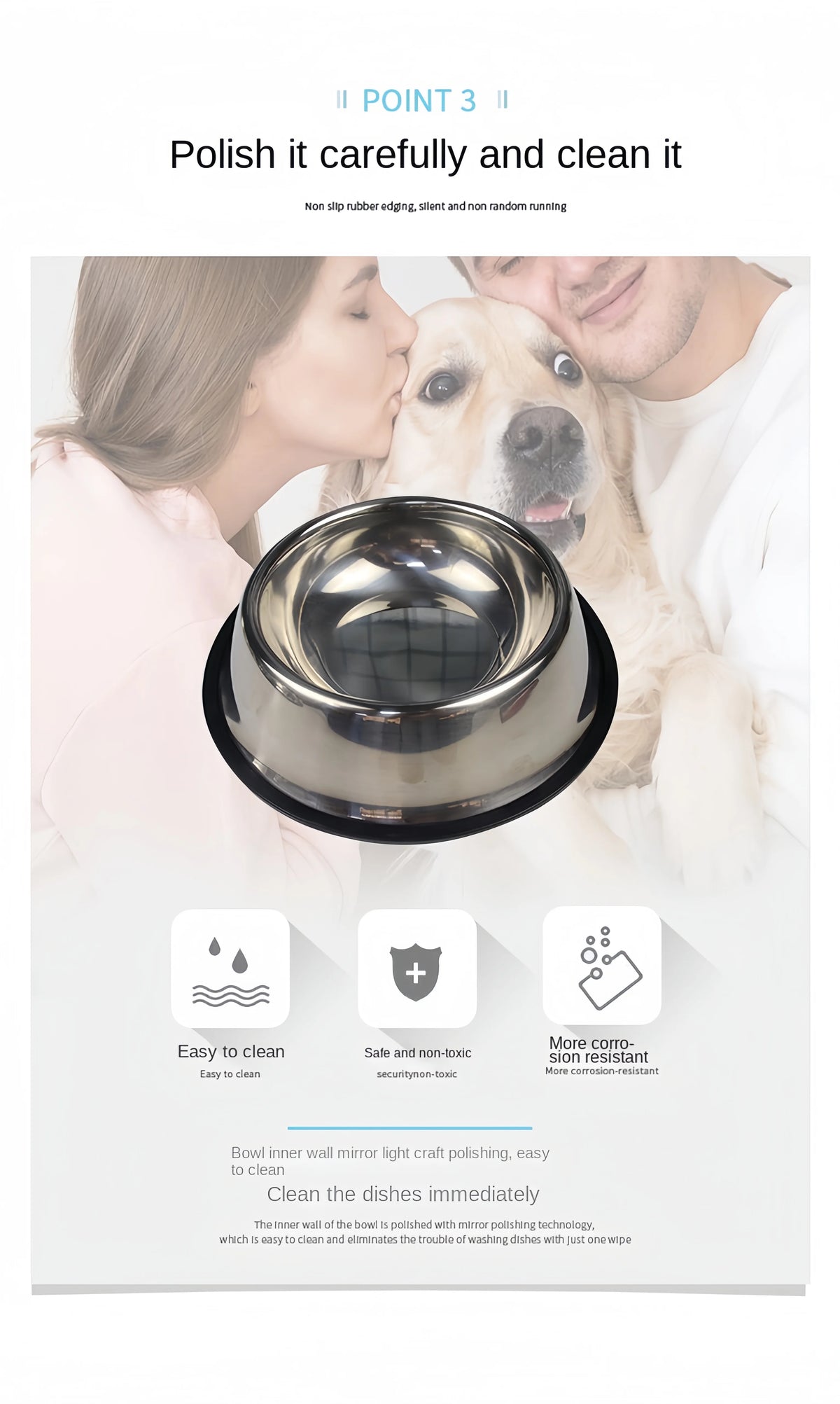 Classic Stainless Steel Bowl (6 Sizes)