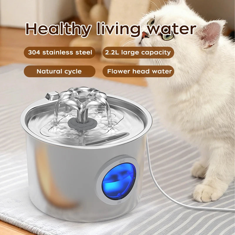 Large Stainless Fountain (2.2L–4L)