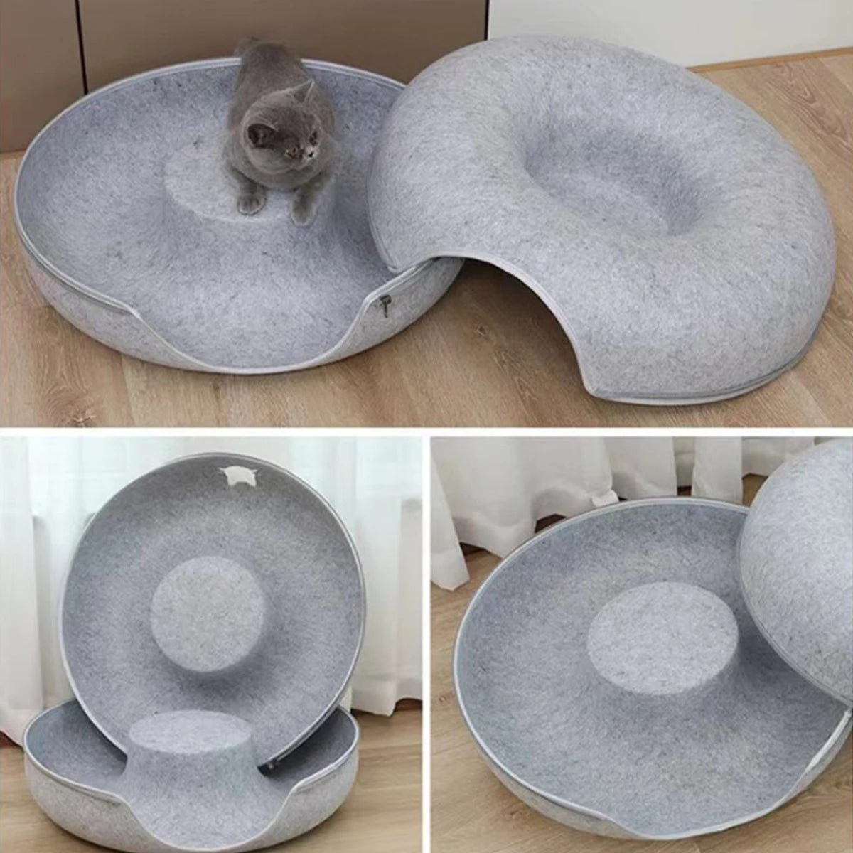 Felt Tunnel Donut Bed