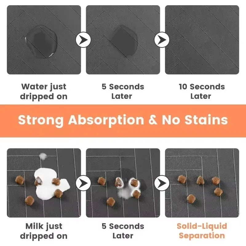 Absorbent Quick-Dry Feeding Mat