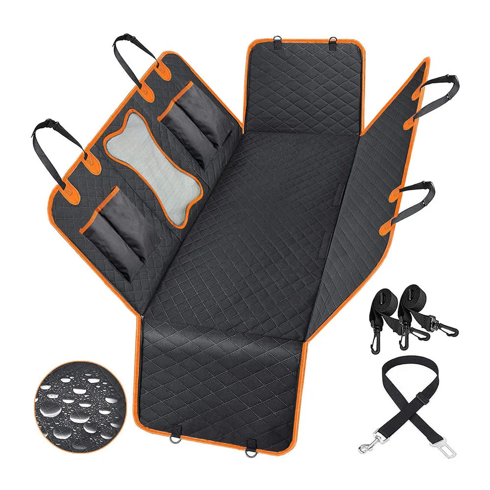 Back Seat Cover with Mesh Window