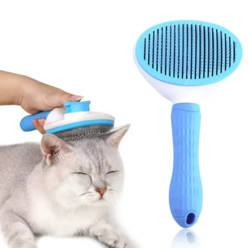 Self-Cleaning Slicker Brush