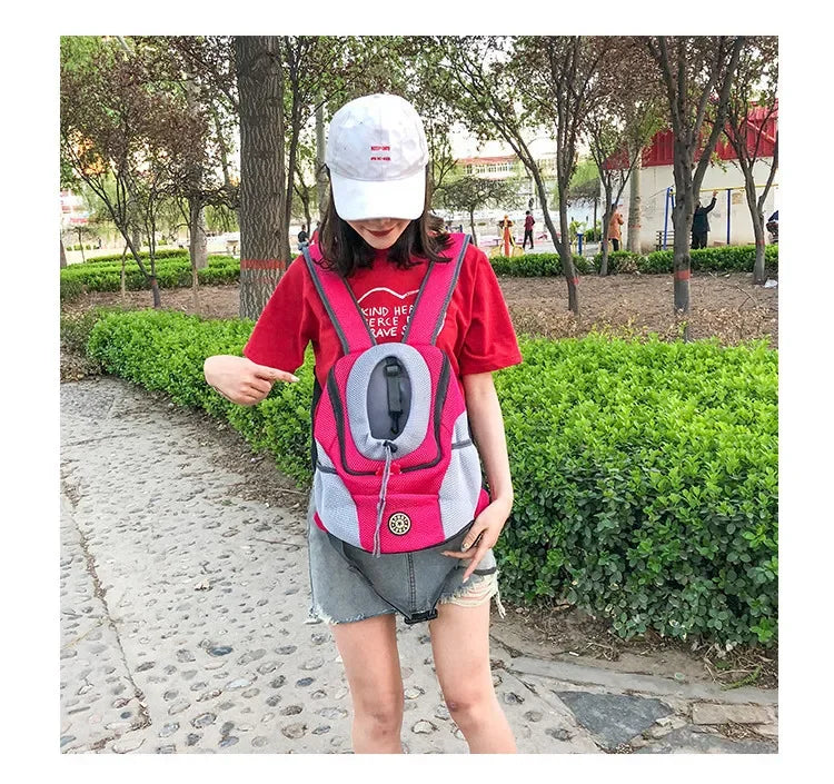 Double-Shoulder Mesh Backpack Carrier