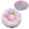 Round Plush Basket Bed