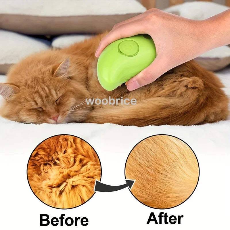 3-in-1 Steam Grooming Brush