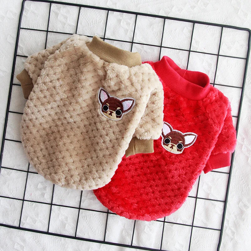 Bear Embroidered Fleece Jumper