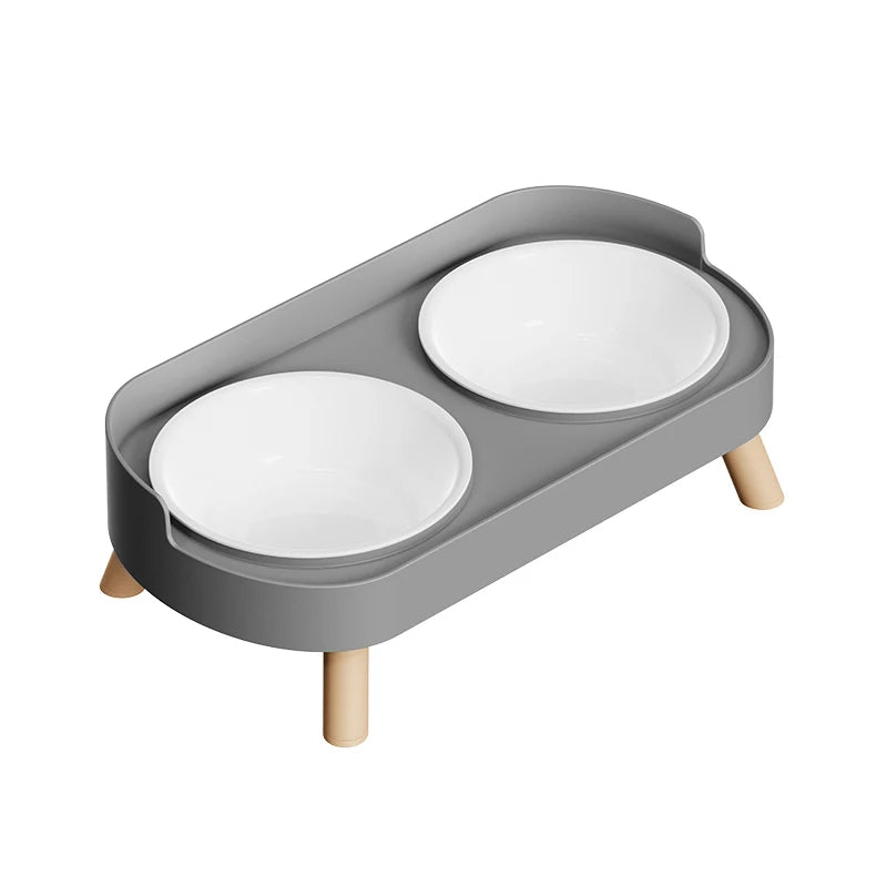 Colourful Double Bowl Stand