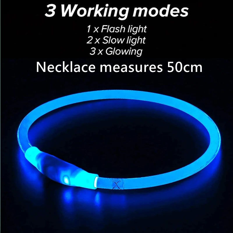 USB Rechargeable LED Collar