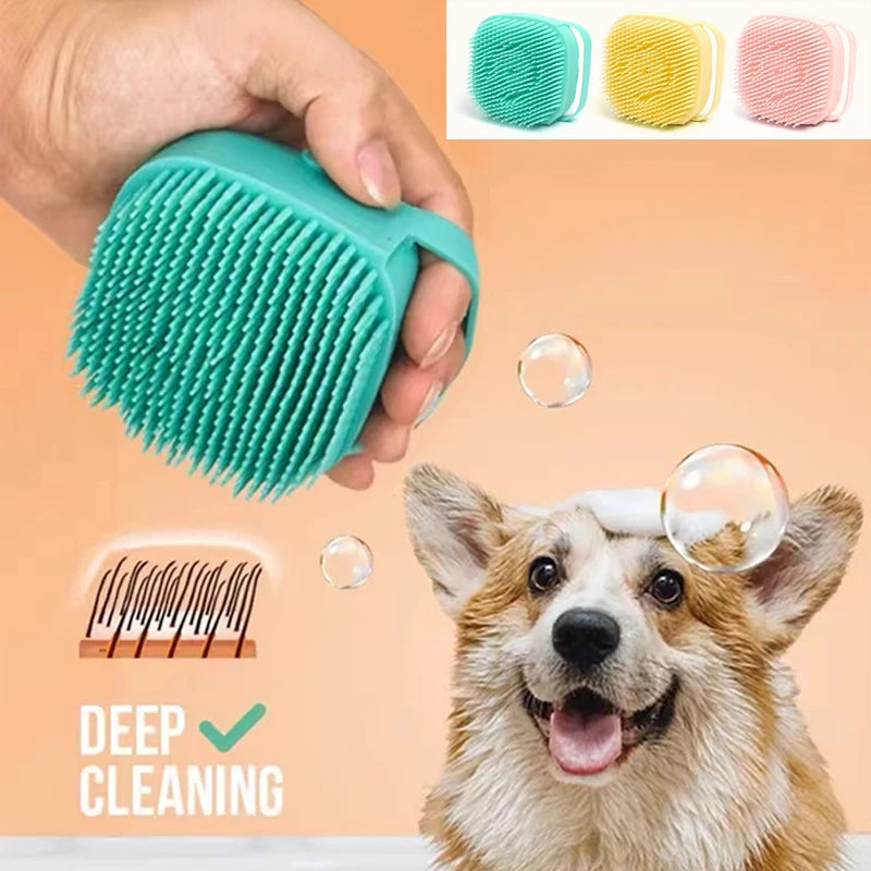 Shampoo-Dispensing Bath Brush