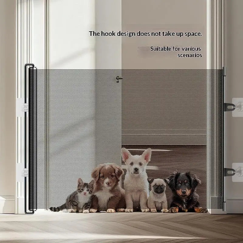 Retractable Mesh Pet Gate