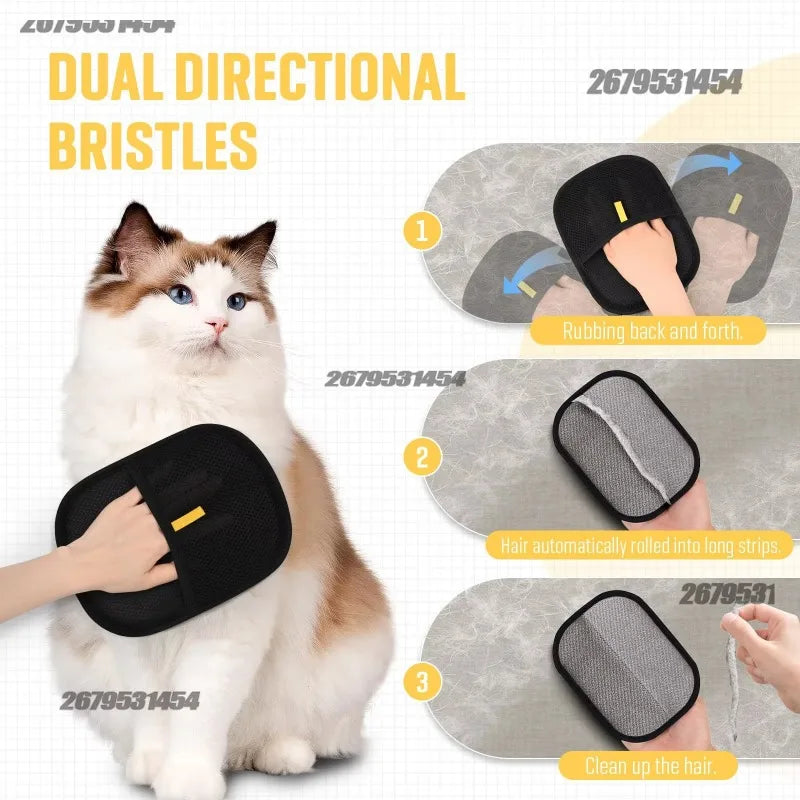 Grooming Mitt for Shedding Pets