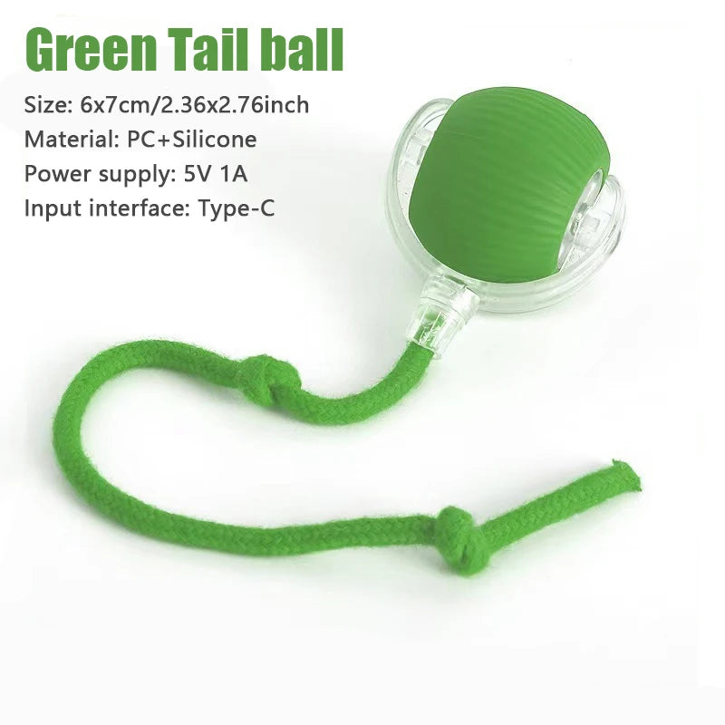 Rolling Ball with Mouse Tail