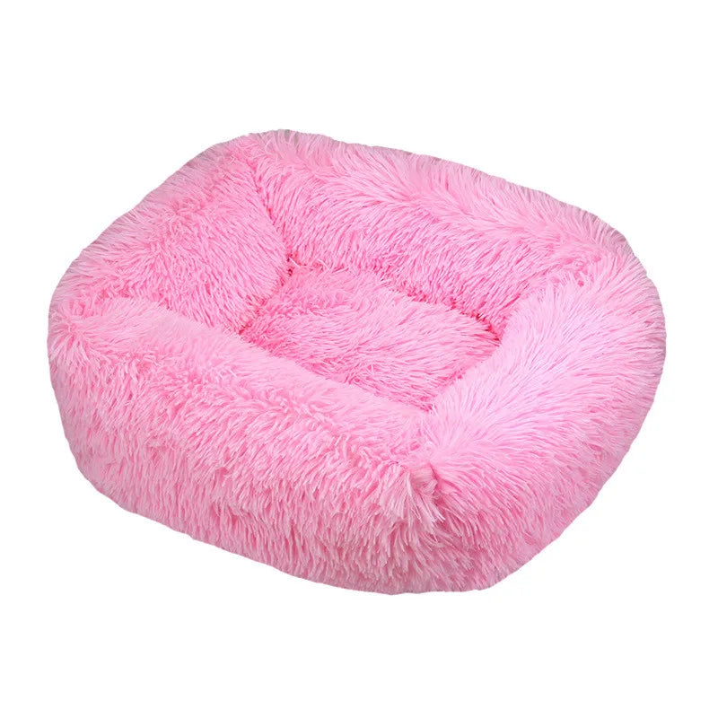 Square Long-Plush Dog Bed