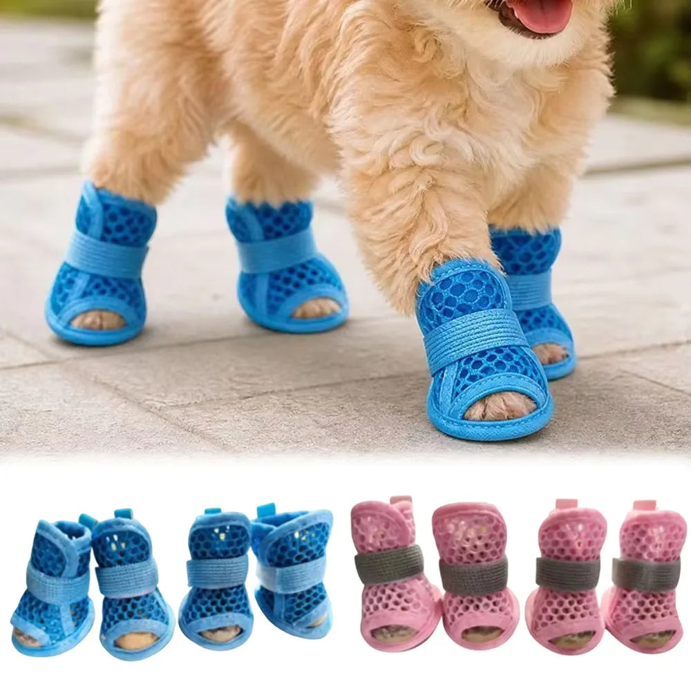 Cooling Mesh Dog Sandals (Set of 4)