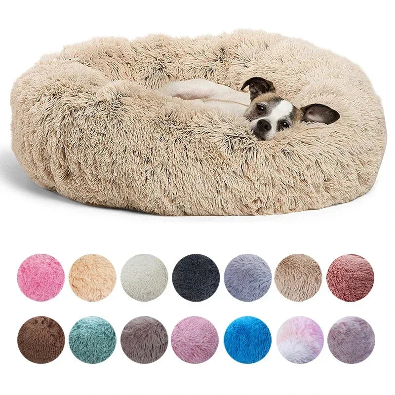 Plush Round Donut Bed (6 Sizes)