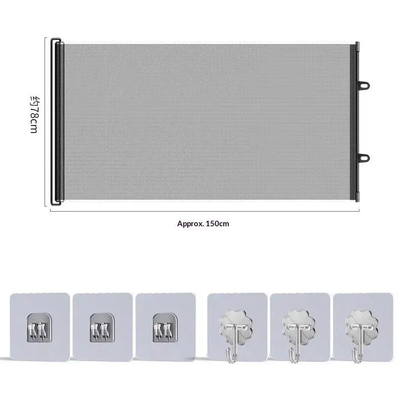 Retractable Mesh Pet Gate