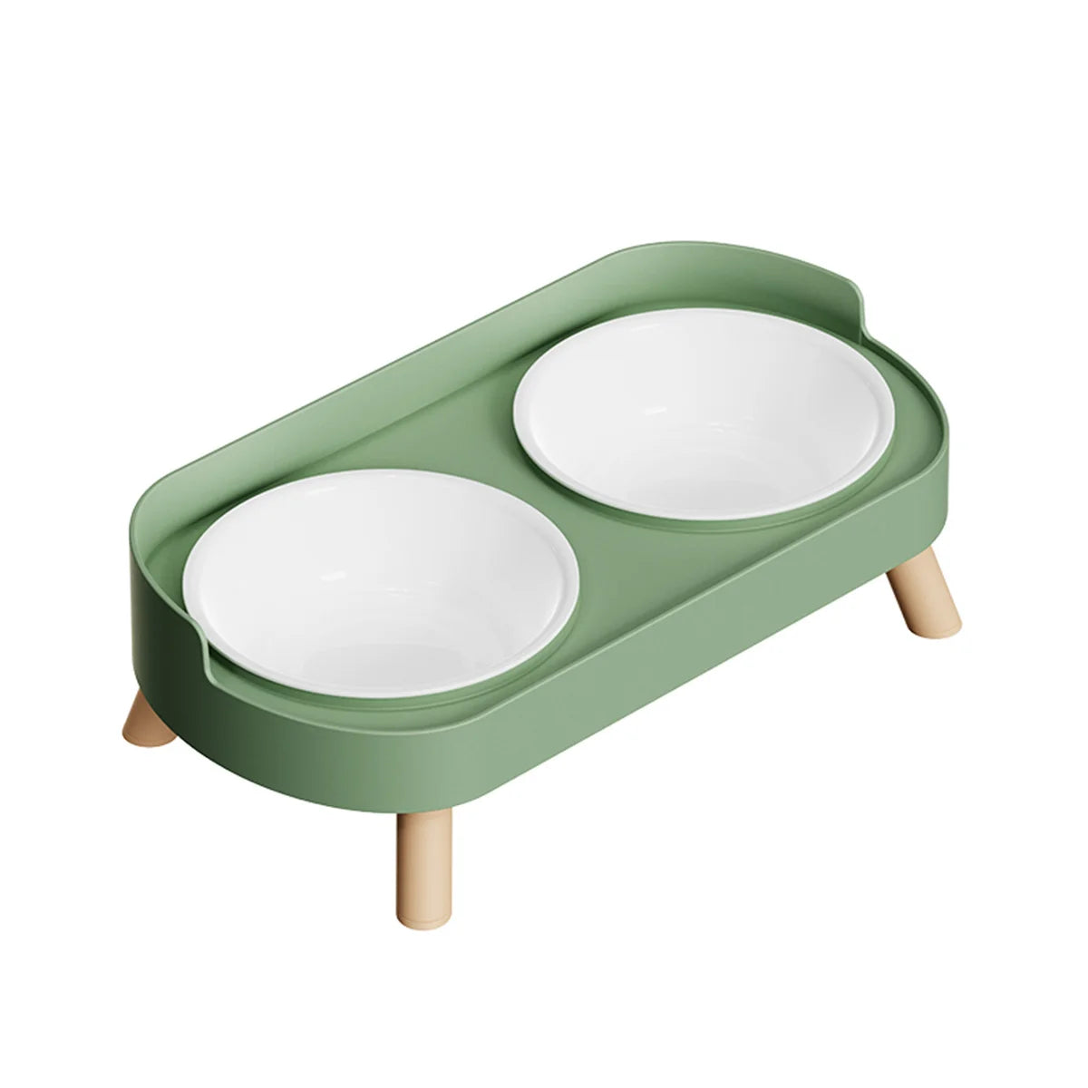 Colourful Double Bowl Stand