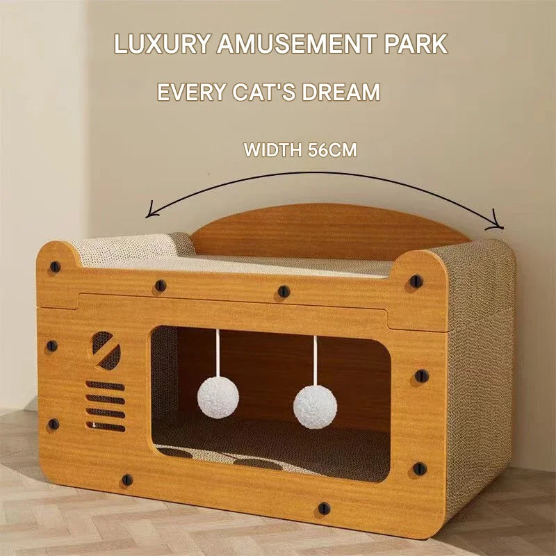 2-in-1 Vertical & Flat Scratcher