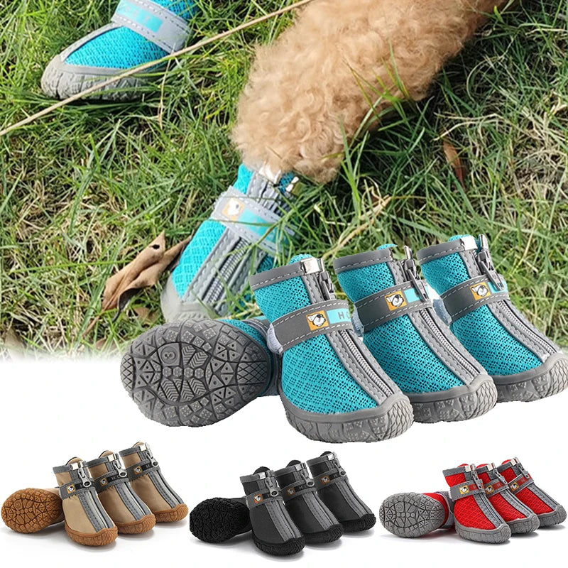 Plush Non-Slip Dog Booties