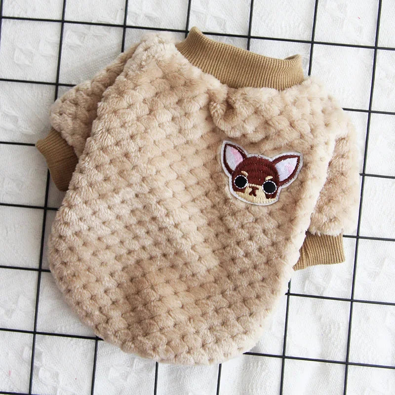 Bear Embroidered Fleece Jumper