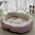 Plush Oval Cushion Bed