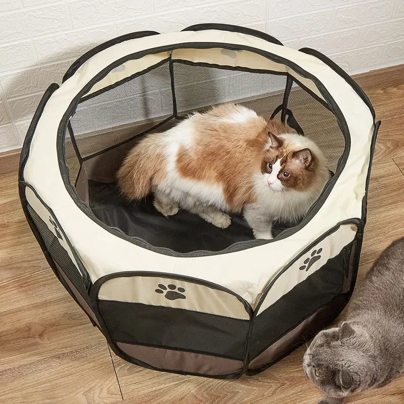 Octagonal Pop-Up Pet Tent