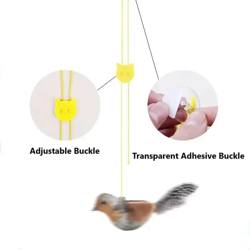 Wall-Hanging Chirping Bird Teaser