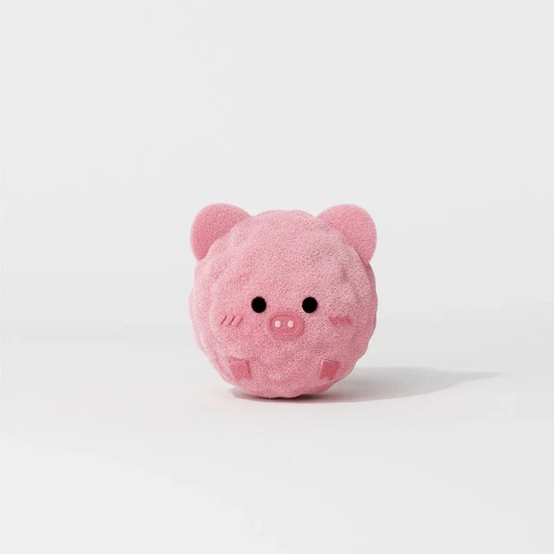Plush-Covered Spiky Squeaky Ball