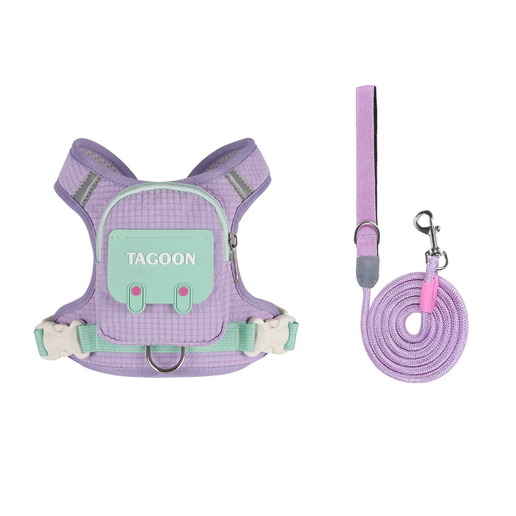 Mini Backpack Harness & Lead