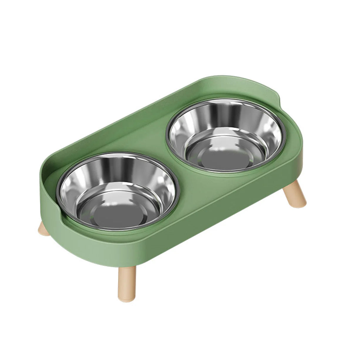 Colourful Double Bowl Stand
