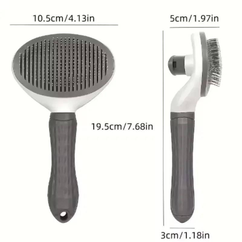Self-Cleaning Slicker Brush