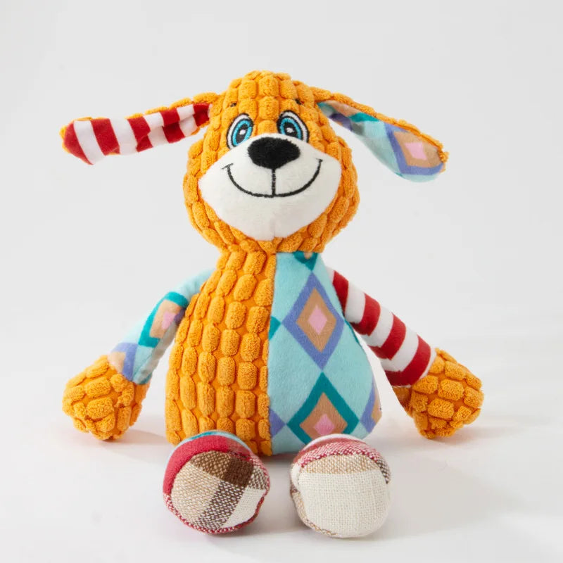 Cute Animal Squeaky Puzzle Plush