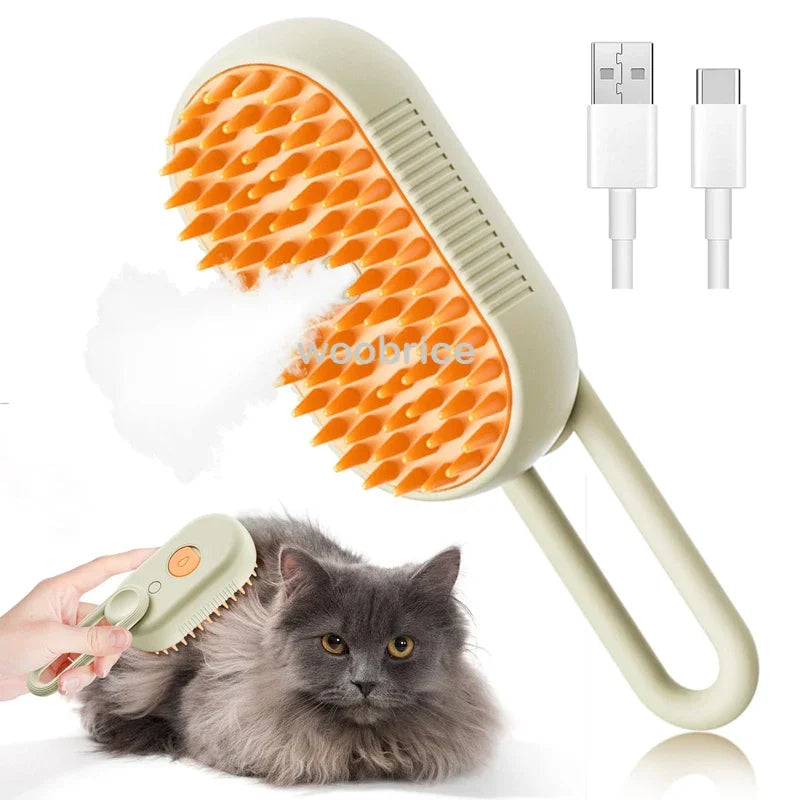 3-in-1 Steam Grooming Brush