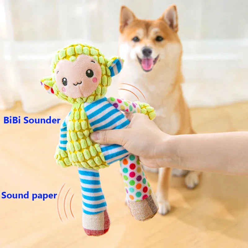Cute Animal Squeaky Puzzle Plush