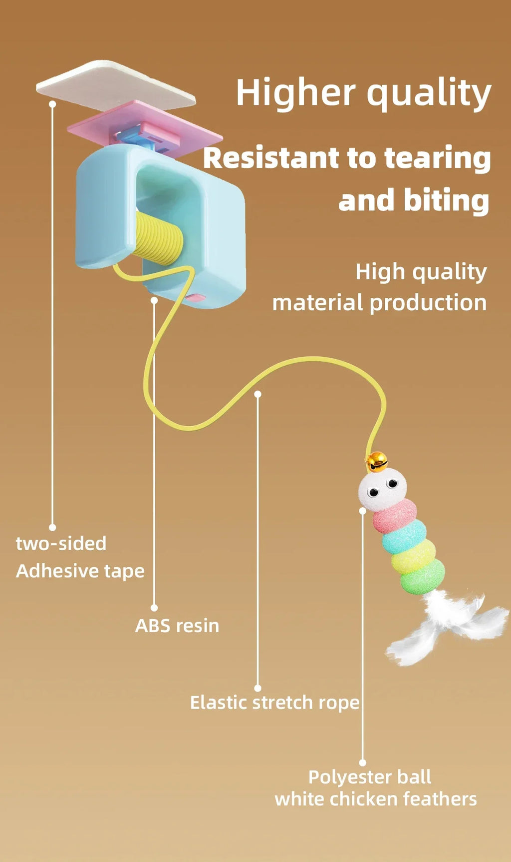 Door-Hanging Flying Bird Toy