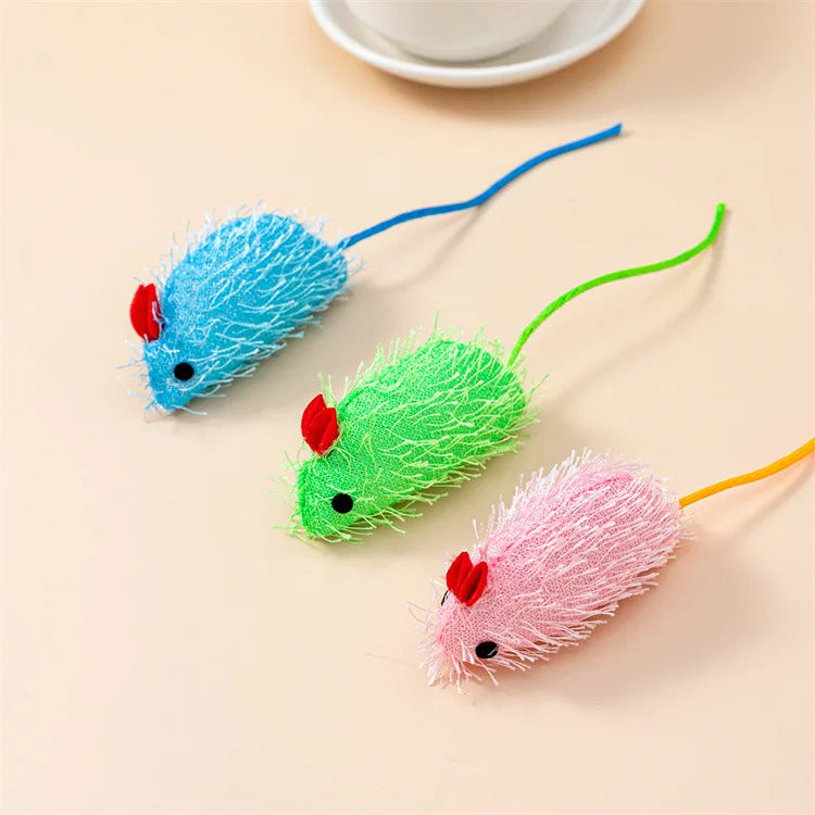 Rattle Mice with Catnip